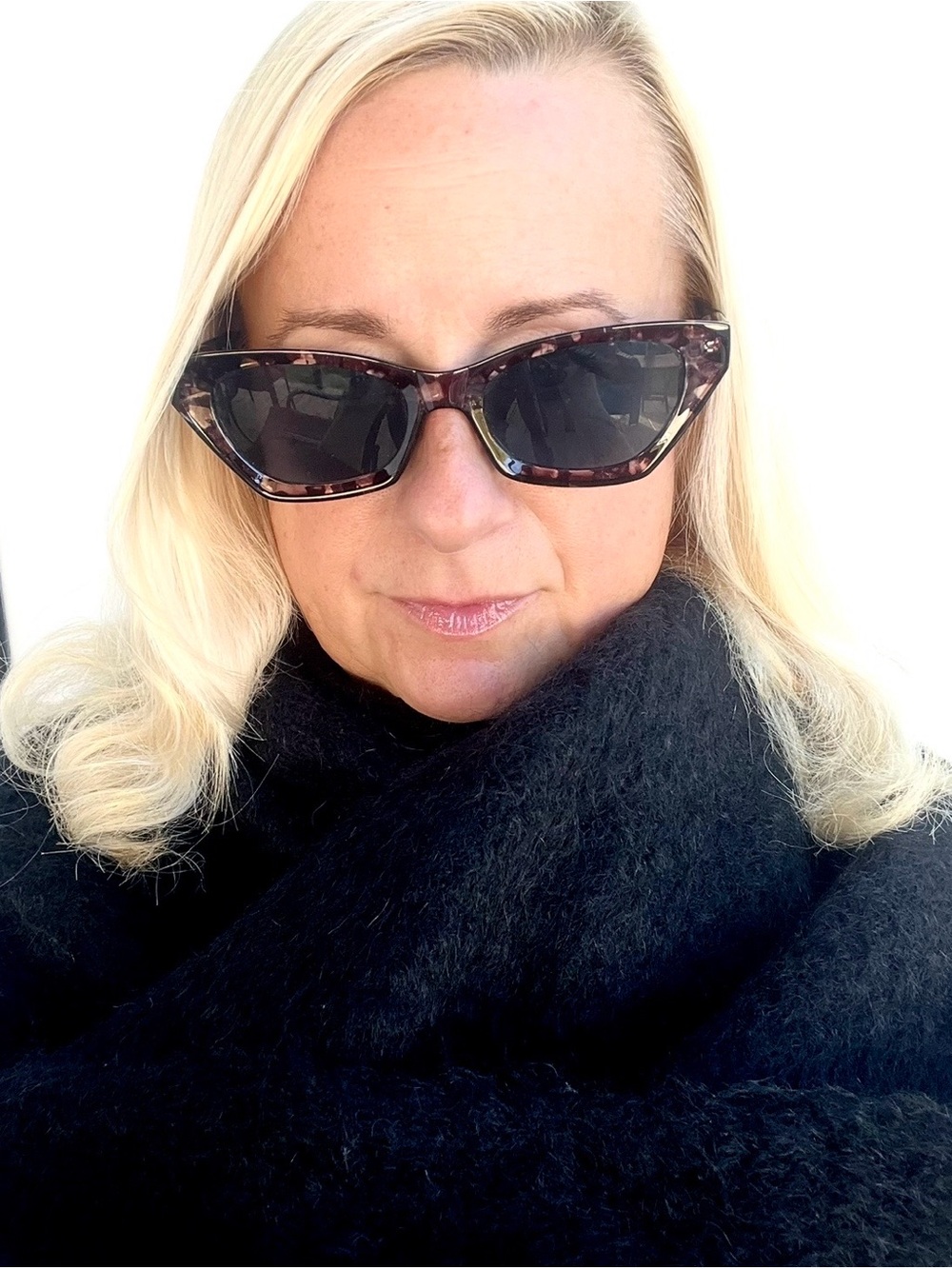 Mohair Wool Oversized Scarf Wrap